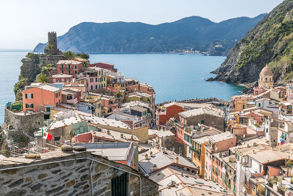 Vernazza Village Overlook, Cinque Terre, Italy art print by Richard Silver for $57.95 CAD