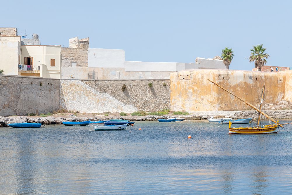 Fortified Harbor with Fishing Boats, Essaouira, Morocco art print by Richard Silver for $57.95 CAD