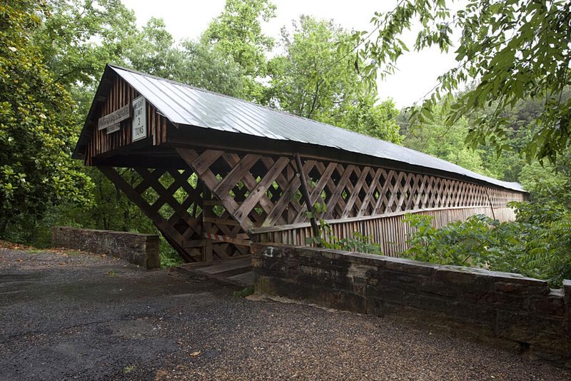 Horton Mill Covered Bridge, Blount County, Alabama I art print by Carol Highsmith for $57.95 CAD