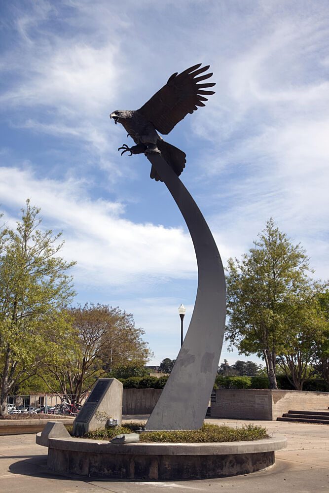 Eagle Statue University Campus, Auburn, Alabama art print by Carol Highsmith for $57.95 CAD