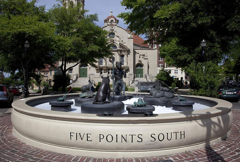 Five Points South Fountain, Birmingham, Alabama I art print by Carol Highsmith for $57.95 CAD