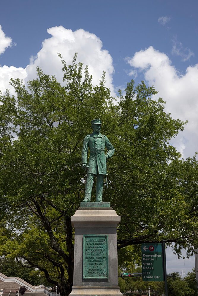 Statue of Rear Admiral Semmes of the C.s. Navy in Mobile, Alabama art print by Carol Highsmith for $57.95 CAD