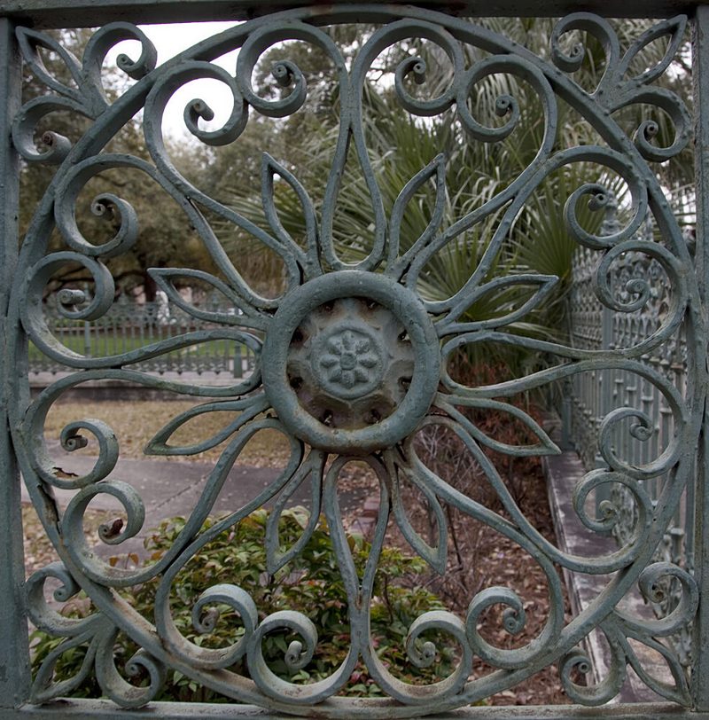 A Cast Iron Gate in the Historic District of Mobile, Alabama art print by Carol Highsmith for $57.95 CAD