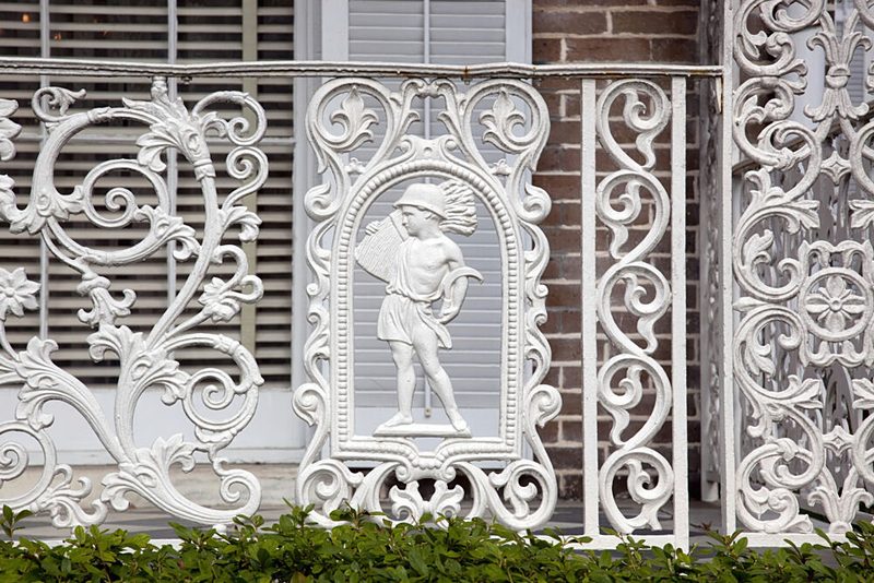 Gate Detail, Richards Dar Museum House, Mobile, Alabama I art print by Carol Highsmith for $57.95 CAD