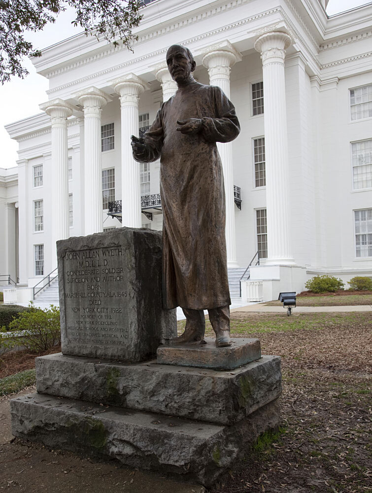 Statue of John Allen Wyeth, Confederate Soldier, State Capitol in Montgomery, Alabama art print by Carol Highsmith for $57.95 CAD