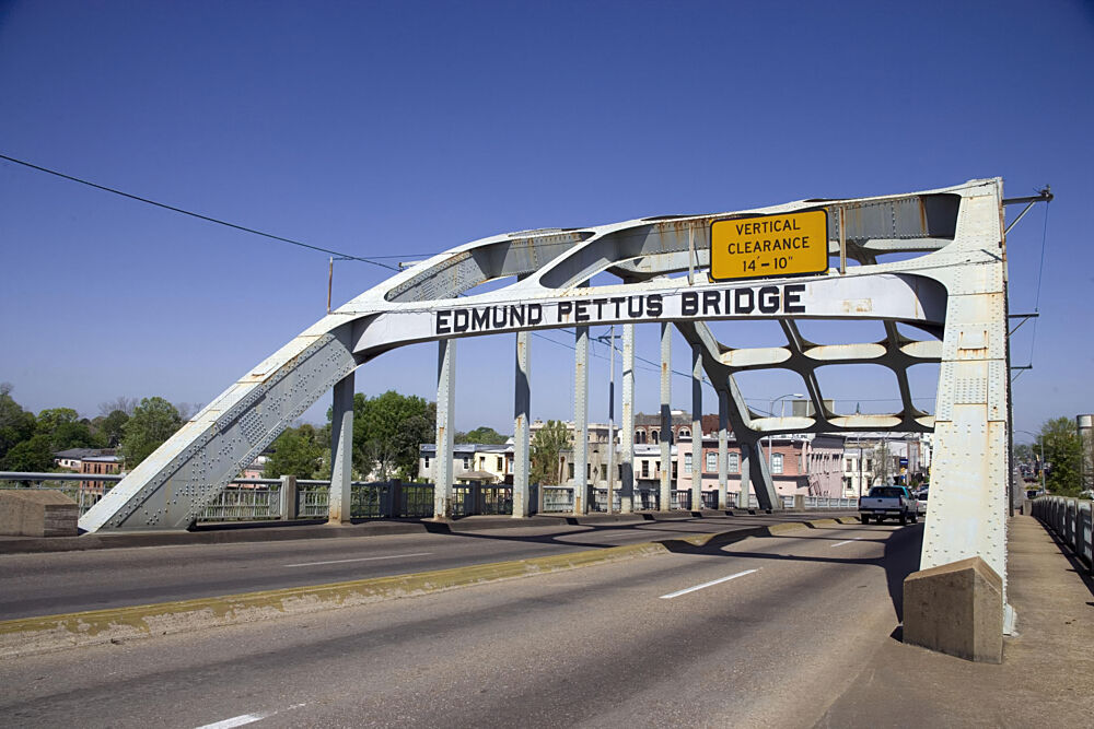 Edmund Pettus Bridge, Selma, Alabama art print by Carol Highsmith for $57.95 CAD