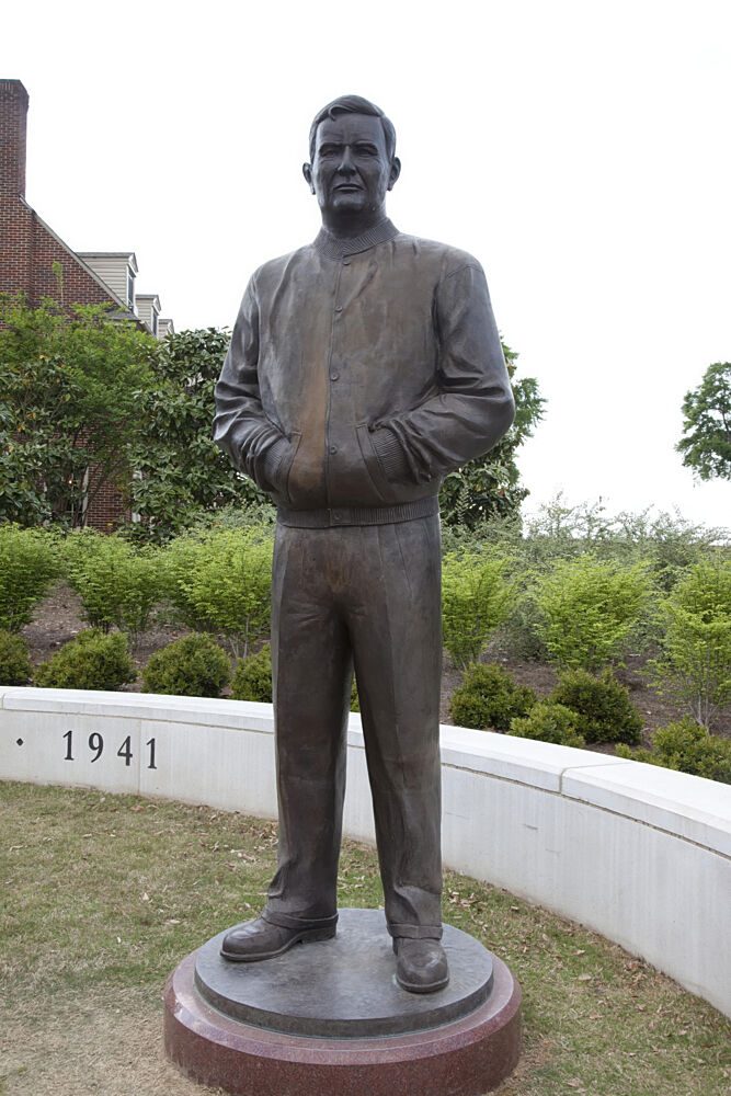 Statues Outside of the Bryant-Denny Stadium, Tuscaloosa, Alabama II art print by Carol Highsmith for $57.95 CAD