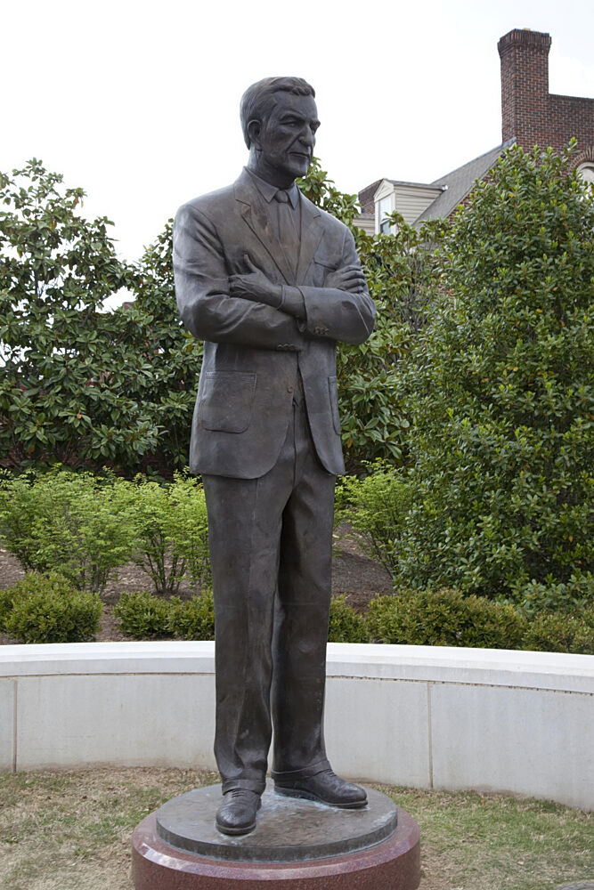 Statues Outside of the Bryant-Denny Stadium, Tuscaloosa, Alabama IV art print by Carol Highsmith for $57.95 CAD