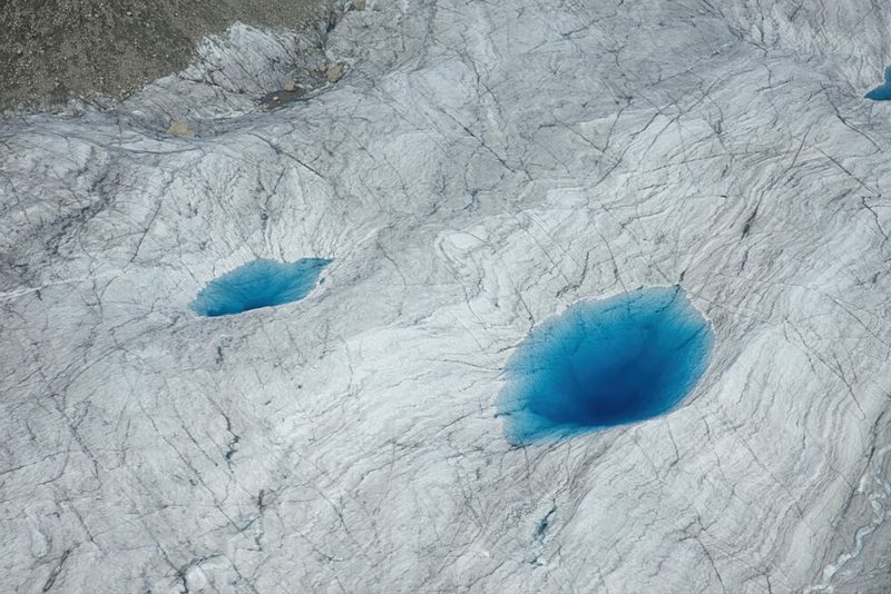 Detail of Ruth Glacier, Glacial Moulin, Denali National Park, Alaska art print by Carol Highsmith for $57.95 CAD