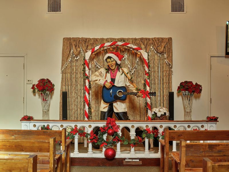 Elvis Presley Chapel Interior, Superstition Mountain Museum, Apache Junction, Arizona art print by Carol Highsmith for $57.95 CAD