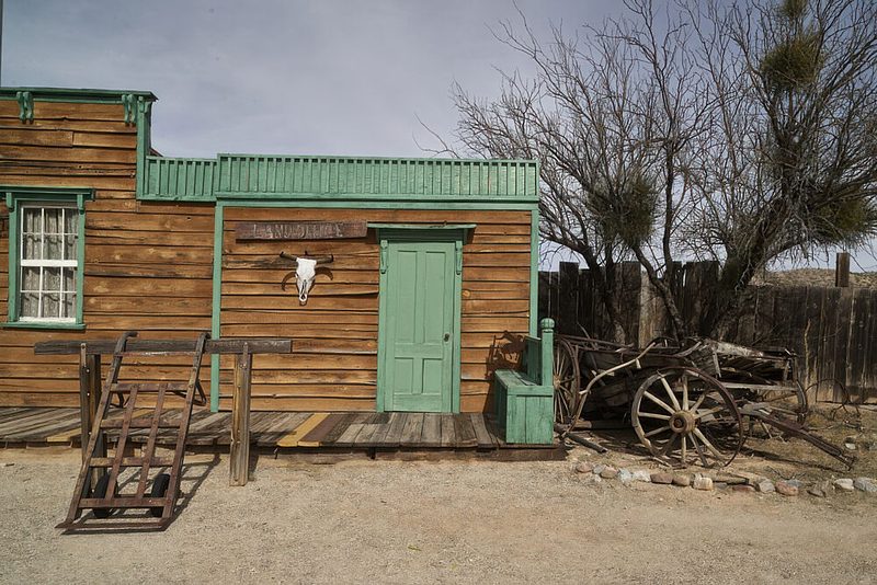 Scene at Gammons Gulch, a Recreated Old West Town in Cochise County, Arizona II art print by Carol Highsmith for $57.95 CAD