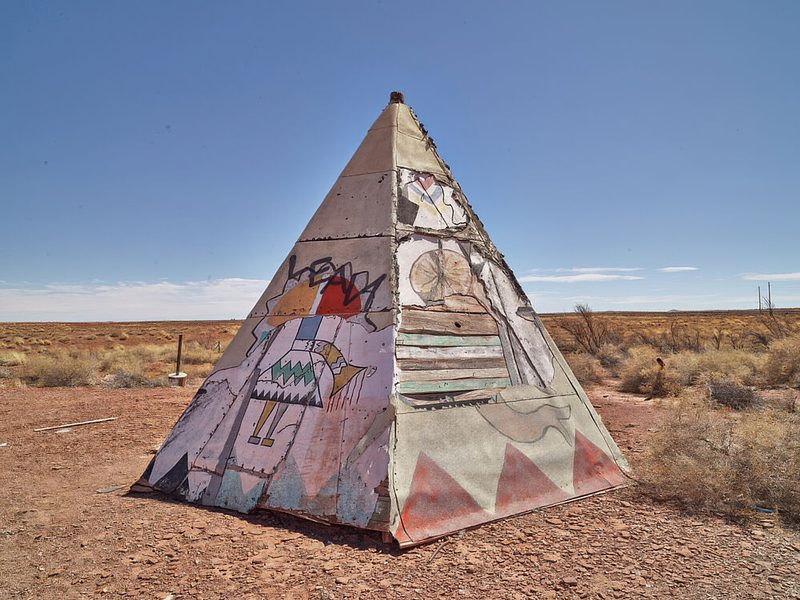 Remnants of Meteor City on Historic U.s. Route 66 in Coconino County in Arizona art print by Carol Highsmith for $57.95 CAD