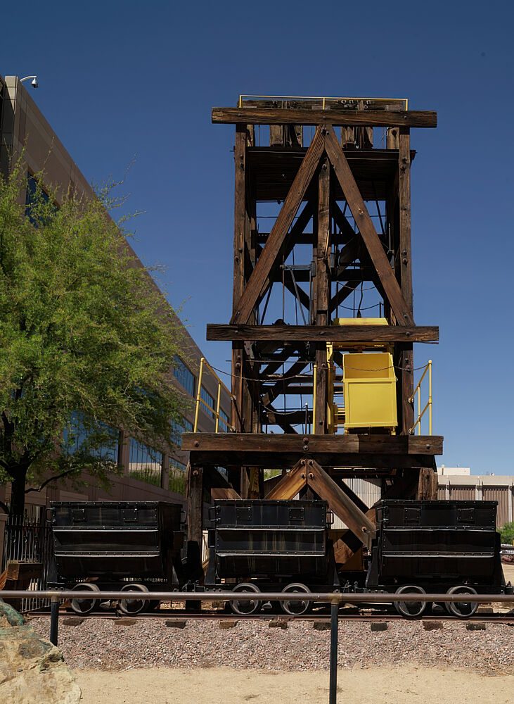 Mining Headframe, the Arizona Mining and Minerals Museum in Phoenix, Arizona art print by Carol Highsmith for $57.95 CAD