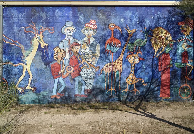 Colorful Murals in Tucson, Arizona II art print by Carol Highsmith for $57.95 CAD