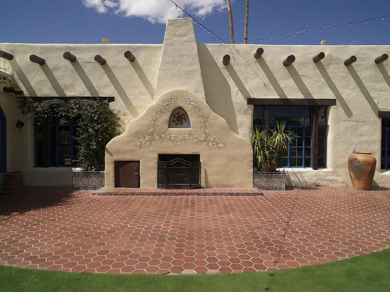 Original School Building at the Hacienda del Sol, a Historic Resort in Tucson, Arizona art print by Carol Highsmith for $57.95 CAD