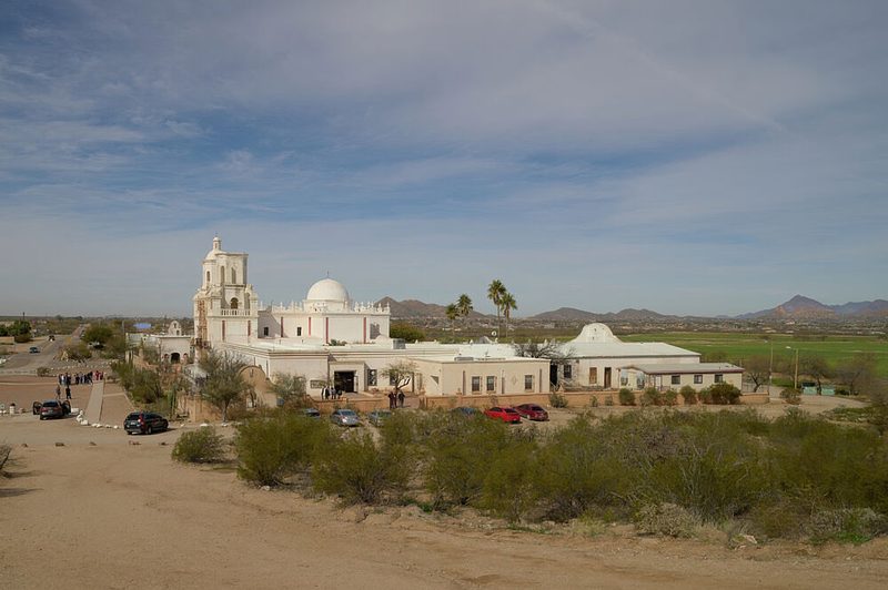 The Mission San Xavier del Bac, a Historic Spanish Catholic Mission, Tucson, Arizona XI art print by Carol Highsmith for $57.95 CAD