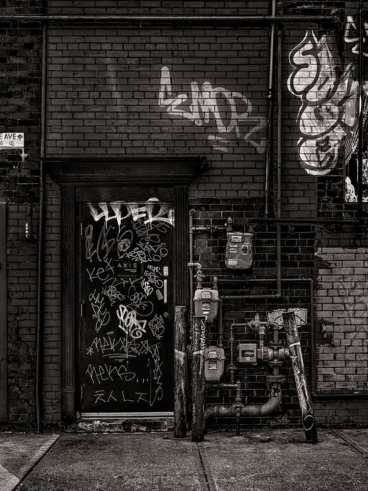 Alleyway Pipes No 4 art print by Brian Carson for $57.95 CAD