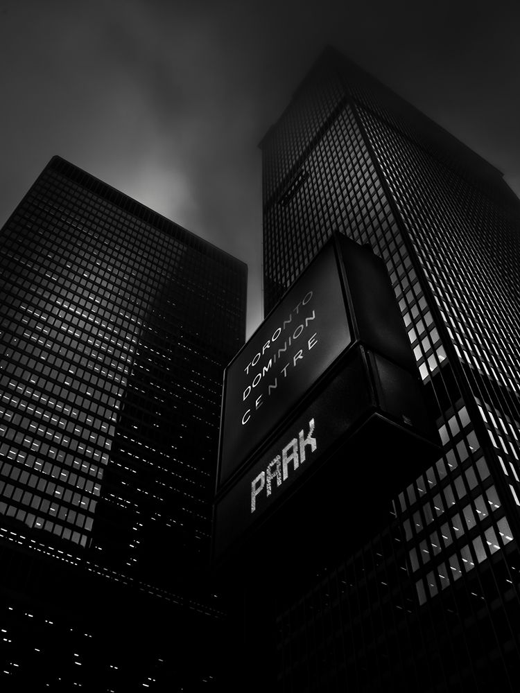Downtown Toronto Fogfest No 16 art print by Brian Carson for $57.95 CAD