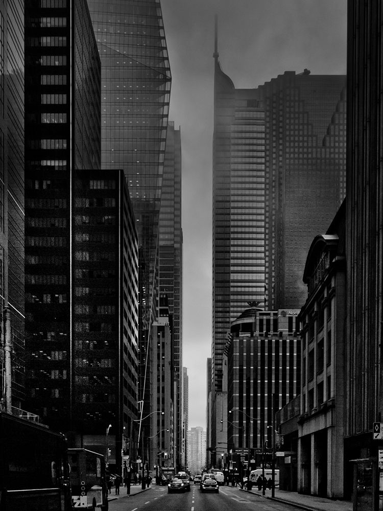 Downtown Toronto Fogfest No 25 art print by Brian Carson for $57.95 CAD