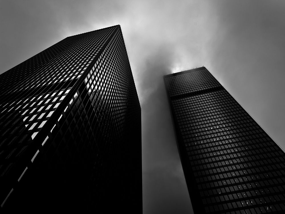 Downtown Toronto Fogfest No 30 art print by Brian Carson for $57.95 CAD