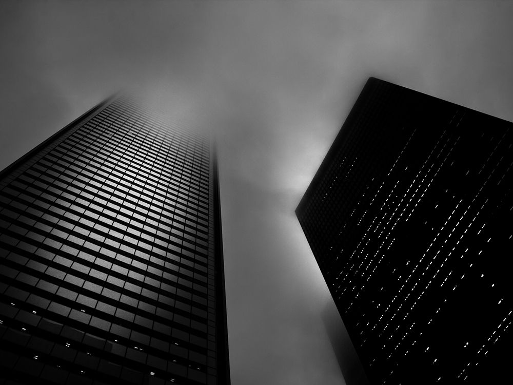 Downtown Toronto Fogfest No 33 art print by Brian Carson for $57.95 CAD