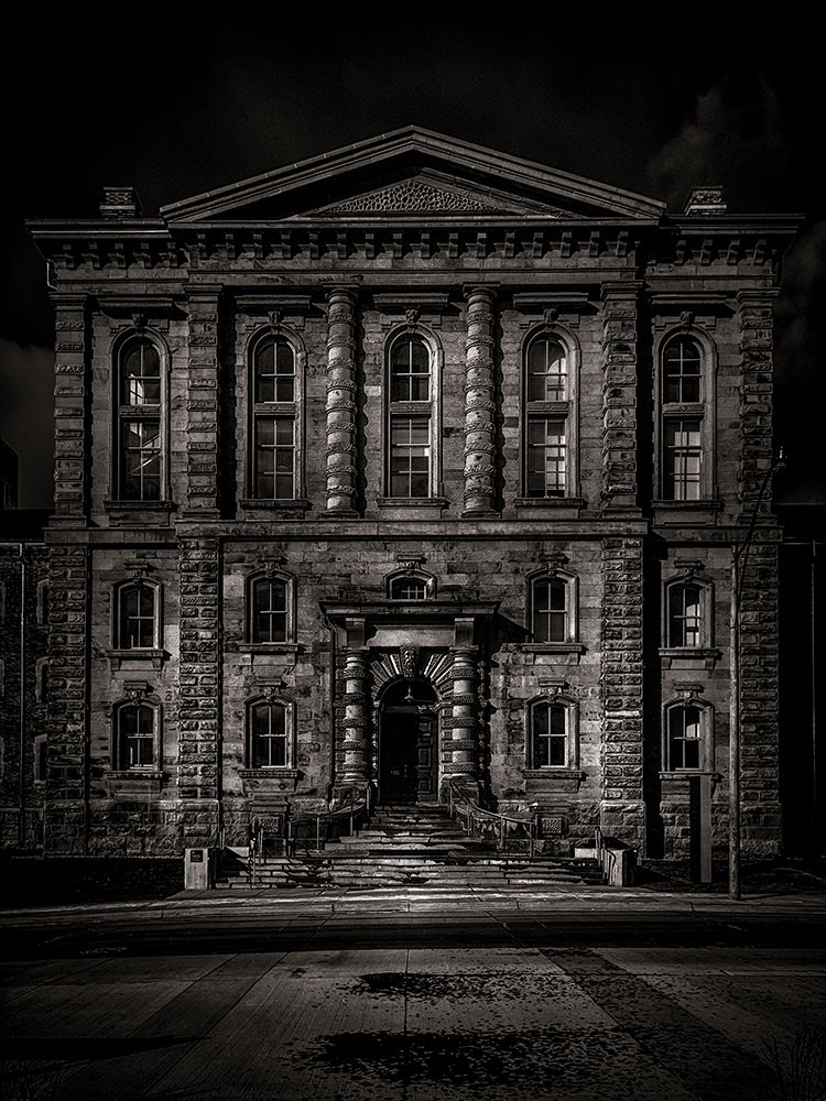 Gerrard Street East Toronto No 5501 Monochrome art print by Brian Carson for $57.95 CAD