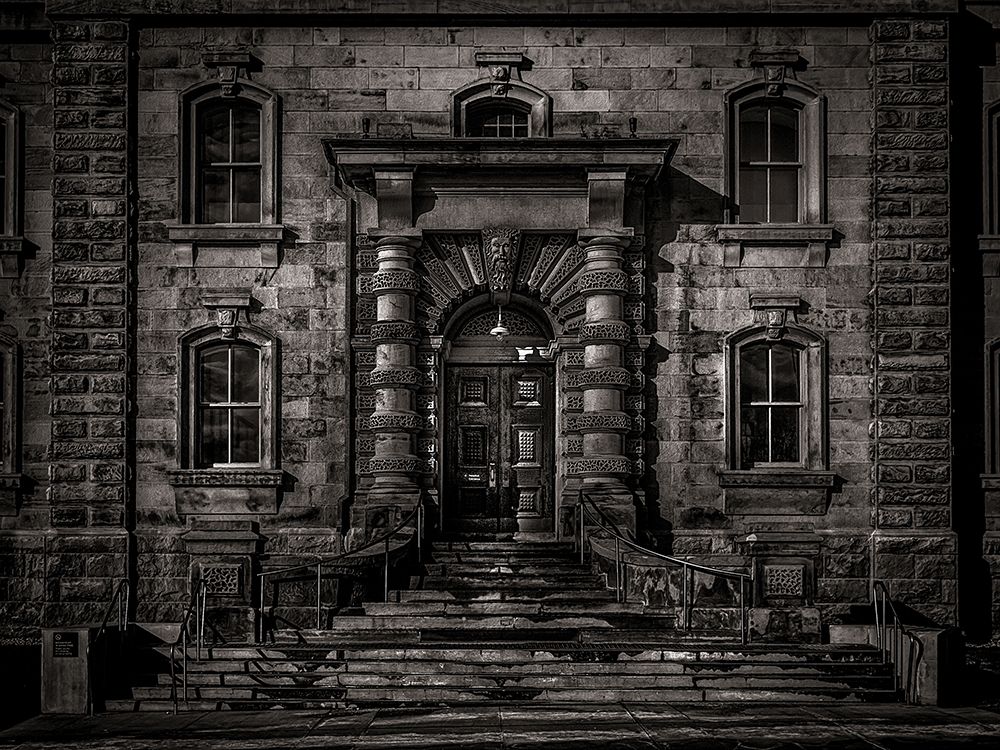 Gerrard Street East Toronto No 5502 Monochrome art print by Brian Carson for $57.95 CAD