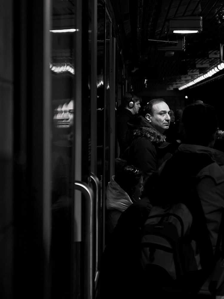 Toronto Subway Reflection art print by Brian Carson for $57.95 CAD