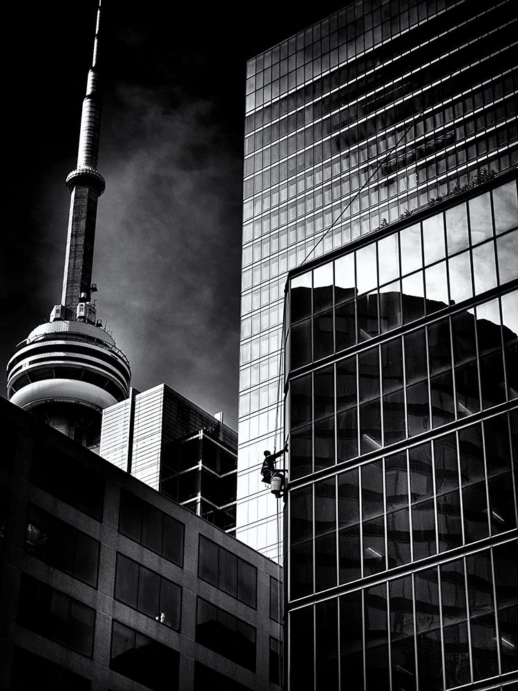 Window Washing No 2 art print by Brian Carson for $57.95 CAD