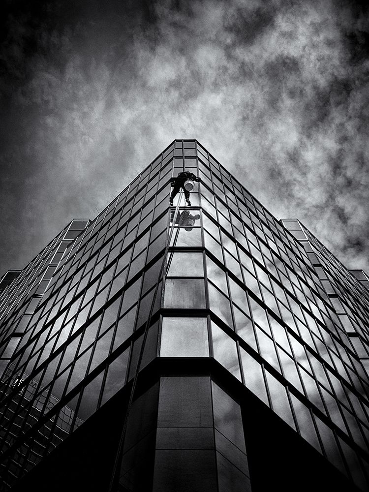 Window Washing No 8 art print by Brian Carson for $57.95 CAD