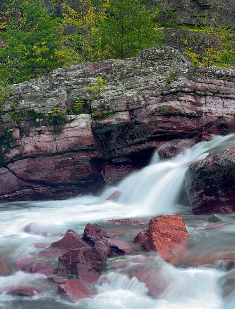McDonald Creek-Glacier National Park-Montana art print by Tim Fitzharris for $57.95 CAD