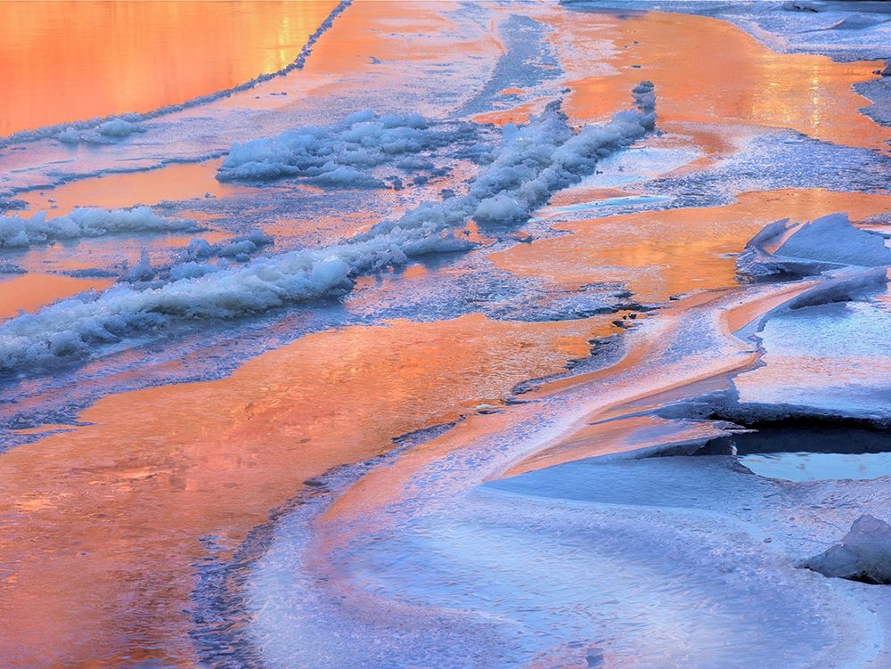 Ice on Colorado River-Cataract Canyon near Moab-Utah art print by Tim Fitzharris for $57.95 CAD