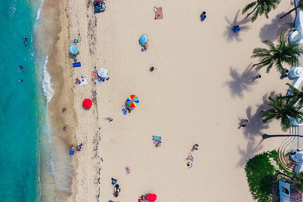 Above the beach art print by Artographie for $57.95 CAD