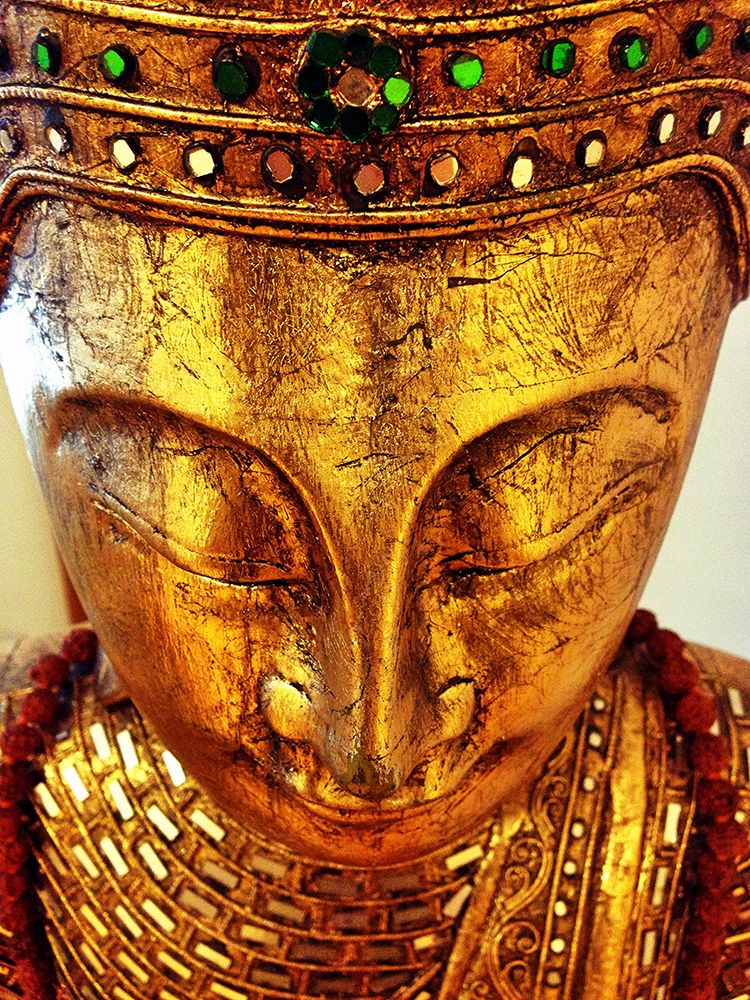 Antique Gold Buddha Statue Head art print by Artographie for $57.95 CAD