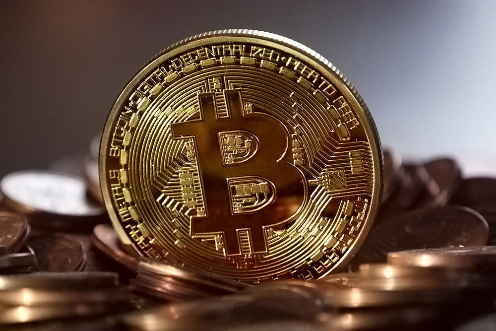 Bitcoin II art print by Artographie for $57.95 CAD