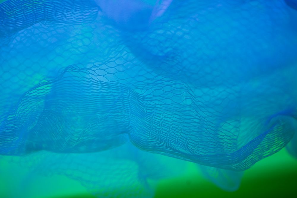 Blue Net art print by Artographie for $57.95 CAD
