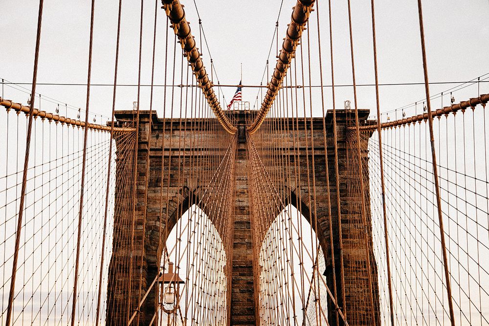 Brooklyn Bridge, New York City, United States art print by Artographie for $57.95 CAD