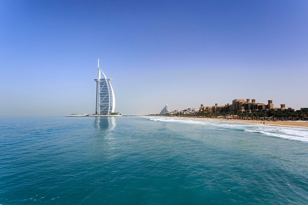 Burj Al Arab art print by Artographie for $57.95 CAD