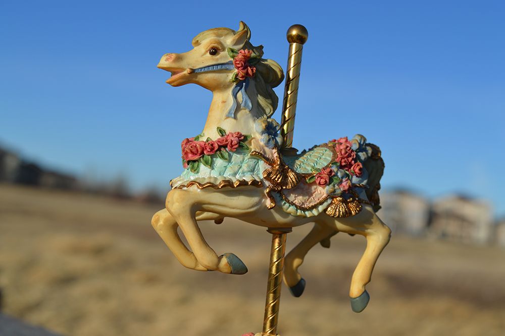 Carousel, theme park art print by Artographie for $57.95 CAD
