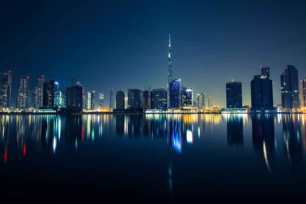 Dubai Waterfront art print by Artographie for $57.95 CAD