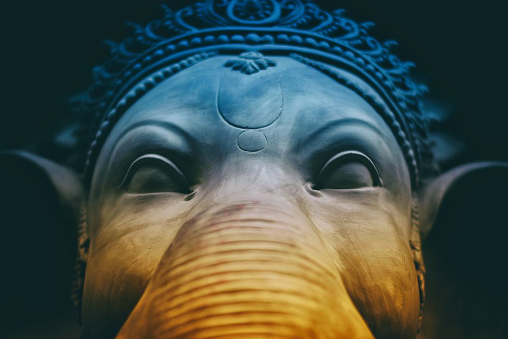 Elephant Sculpture, Trust Ganesha art print by Artographie for $57.95 CAD