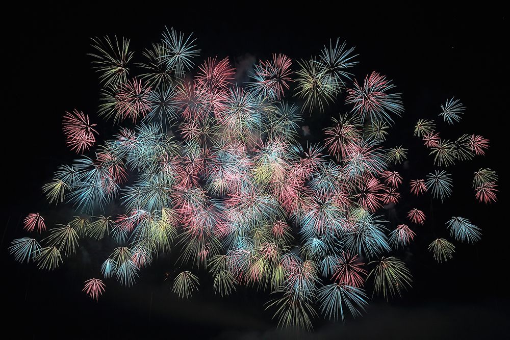 Fireworks art print by Artographie for $57.95 CAD