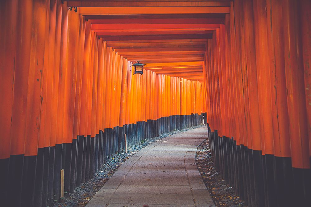 Fushimi Inari Shrine in Kyoto art print by Artographie for $57.95 CAD