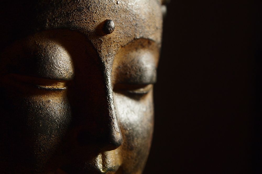 Gold Buddha Statue Closeup art print by Artographie for $57.95 CAD