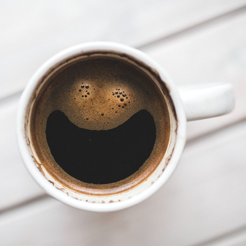 Happy Coffee art print by Artographie for $57.95 CAD