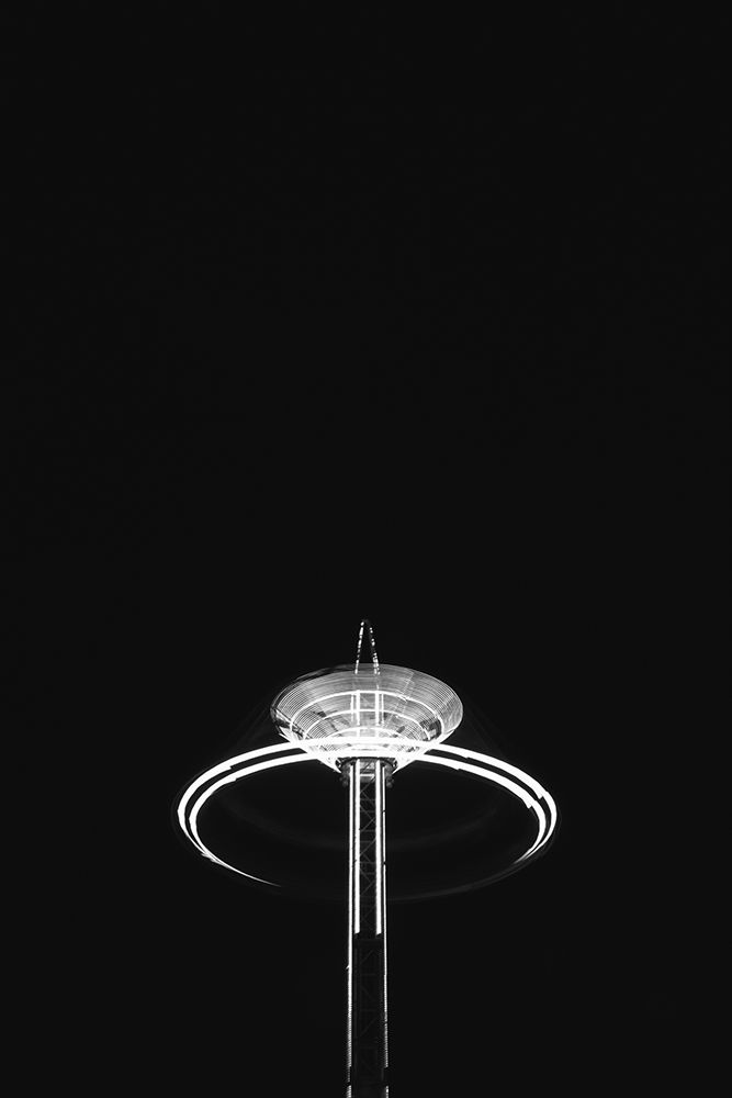 Illuminated Wolverhampton fairground ride art print by Artographie for $57.95 CAD