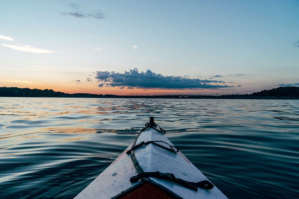 Lake Kayaking art print by Artographie for $57.95 CAD
