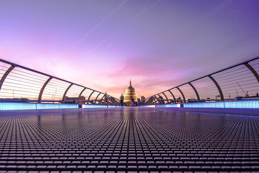 Millennium Bridge, London, United Kingdom art print by Artographie for $57.95 CAD