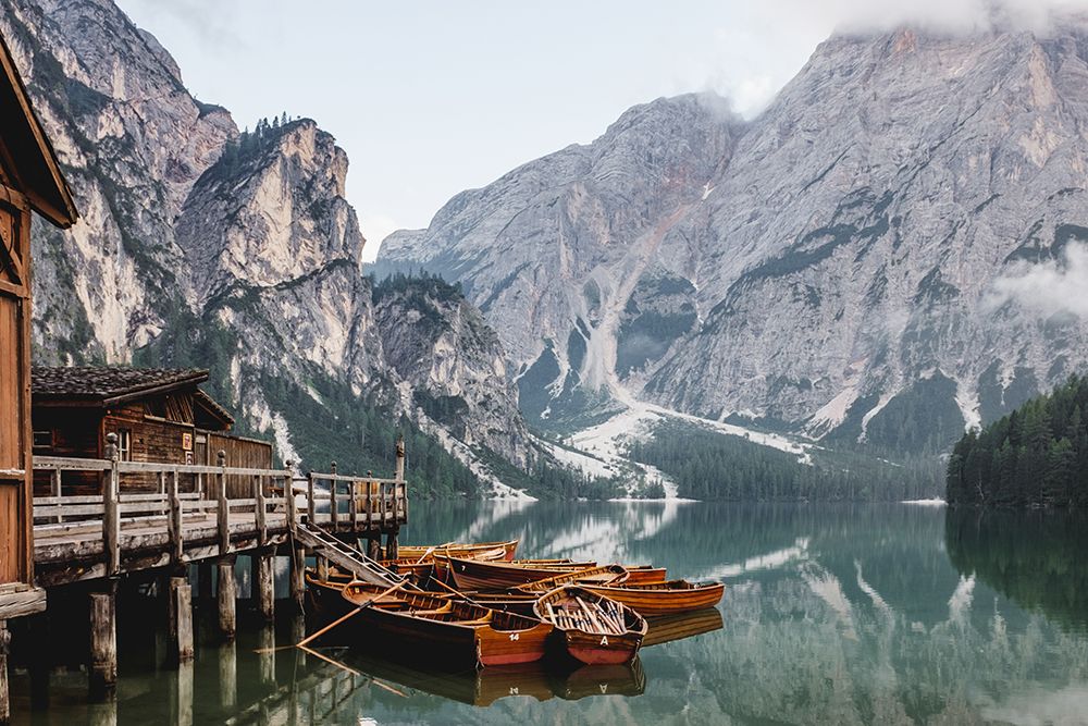Mountain Lake art print by Artographie for $57.95 CAD