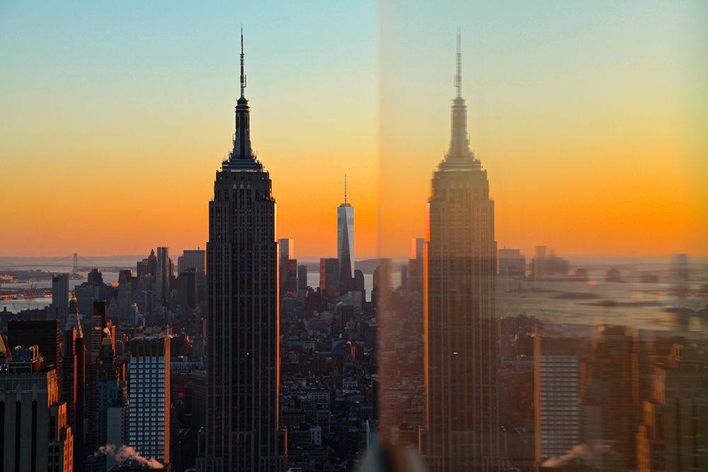 New York City at Sunset art print by Artographie for $57.95 CAD